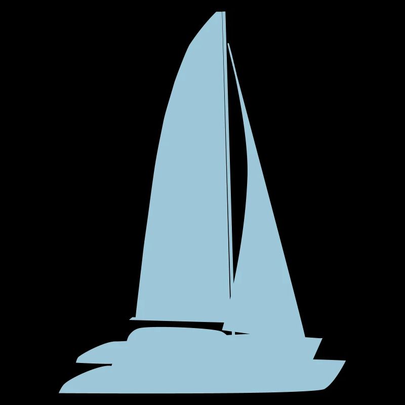 bateau bleu