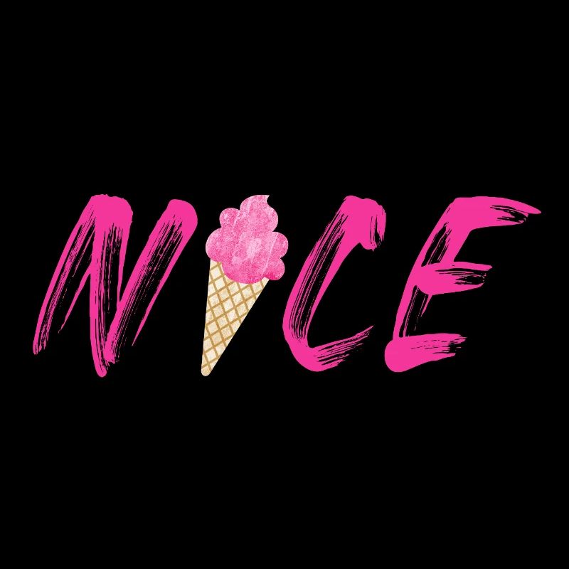 pink raspberry strawberry cream cream cone nice nice