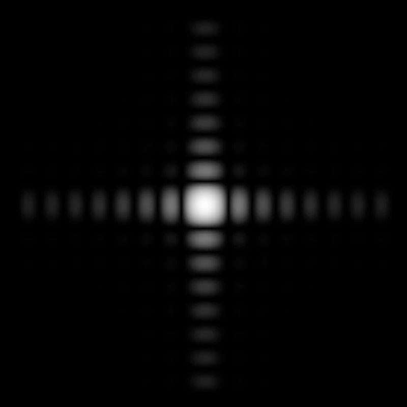 Diffraction Rect White