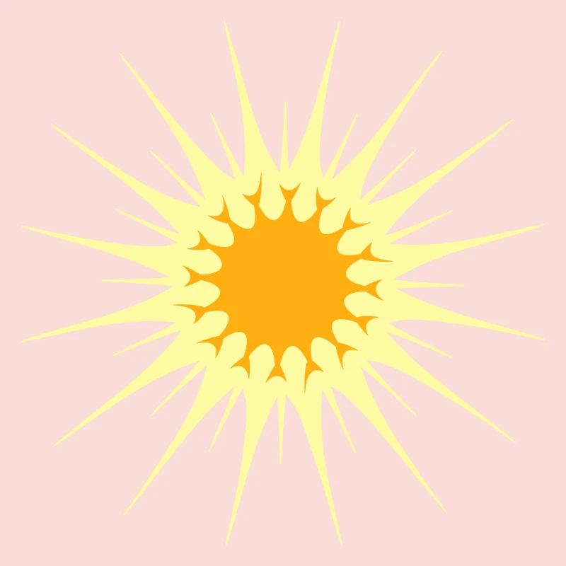 Bright Sun Rays Summer Glow Light Warmth