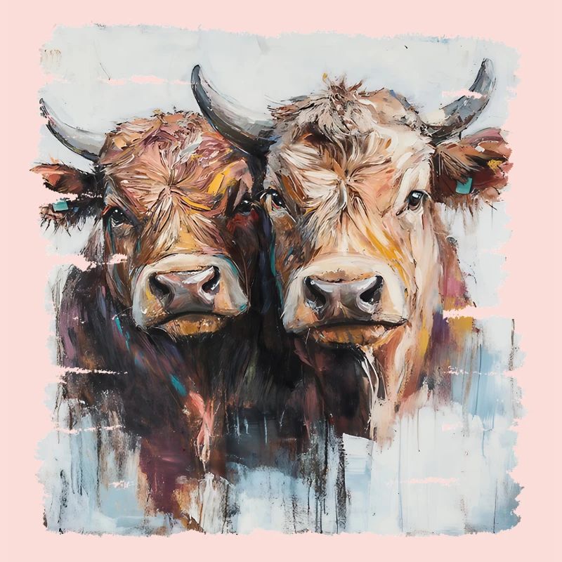Two young bulls or two cows?