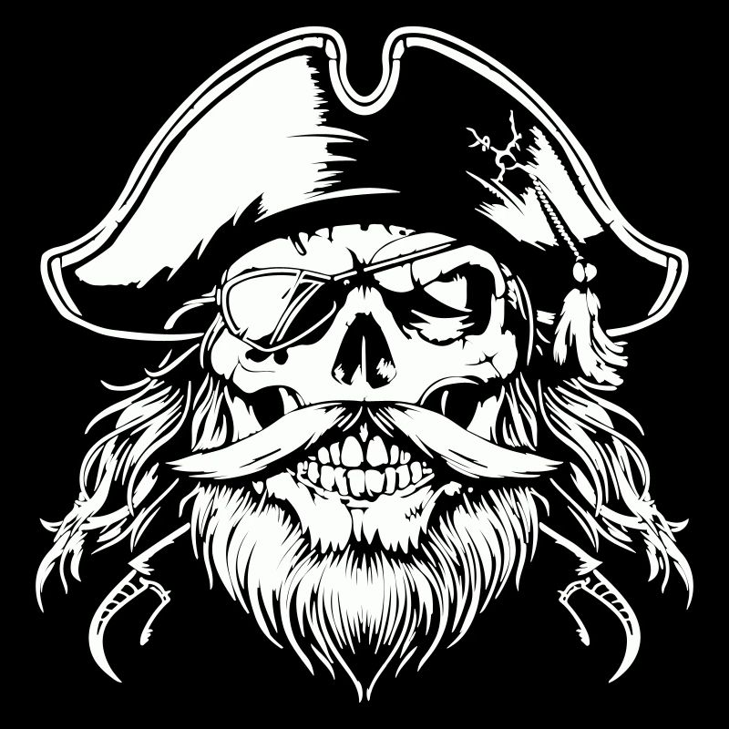 crâne de pirate