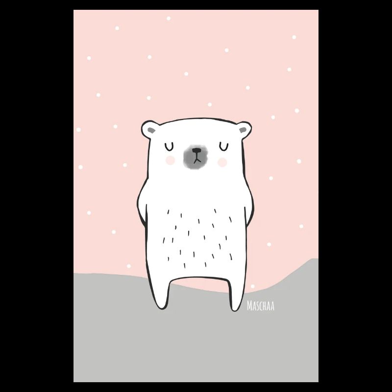 Eisbären Untersetzer