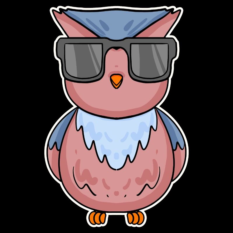 Eule mit Brille