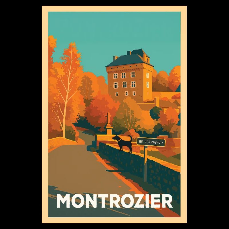 Montrozier, ein Dorf in Frankreich
