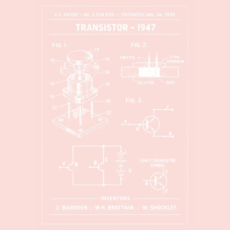Transistorpatent-Bauplan