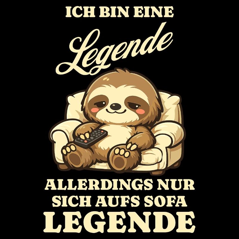 Sloth Series Evening Sofa Saying Funny