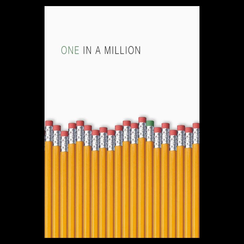 One in a Million Unique Statement Design