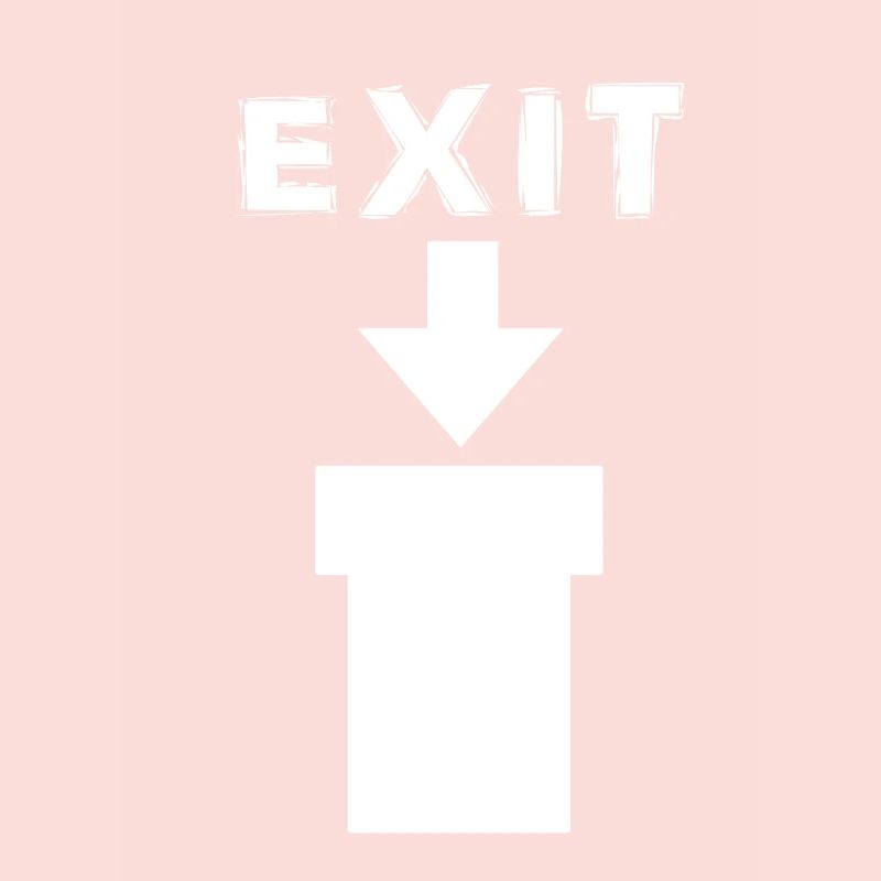 Exit Comic Retro Design