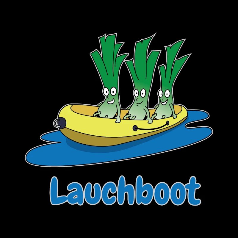 Lauchboot Lauch Schlauchboot Witzige Geschenkidee