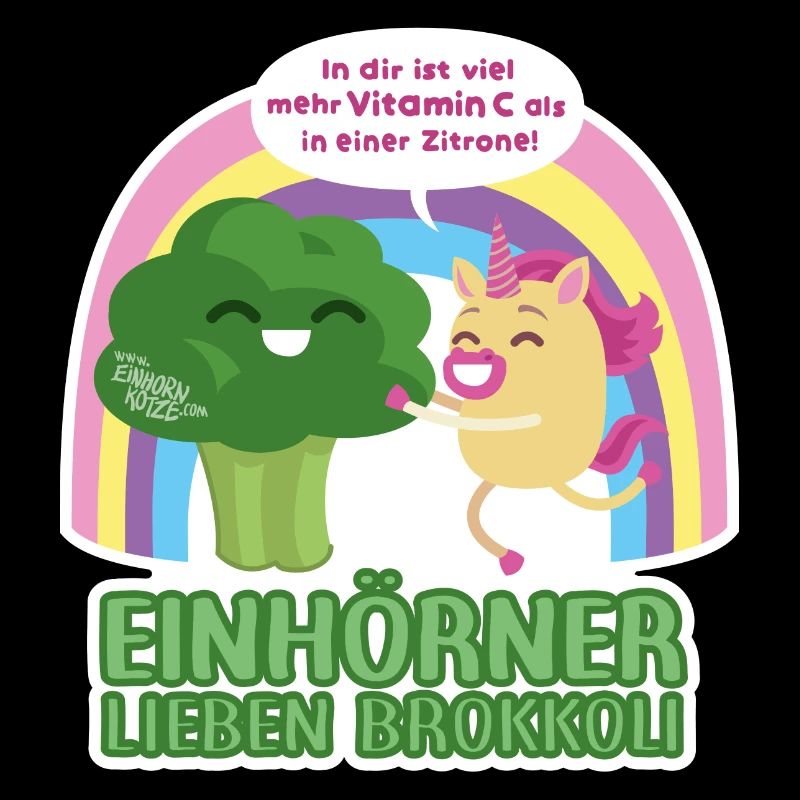 Einhörner lieben Brokkoli