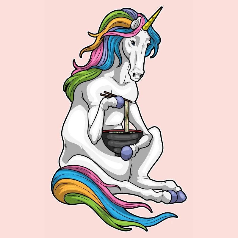 Cuisson de ramen de chef licorne