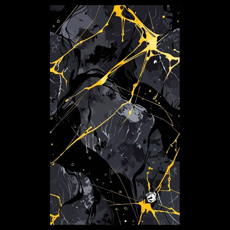 Marmor Marmor Granit schwarz und golden oder GF