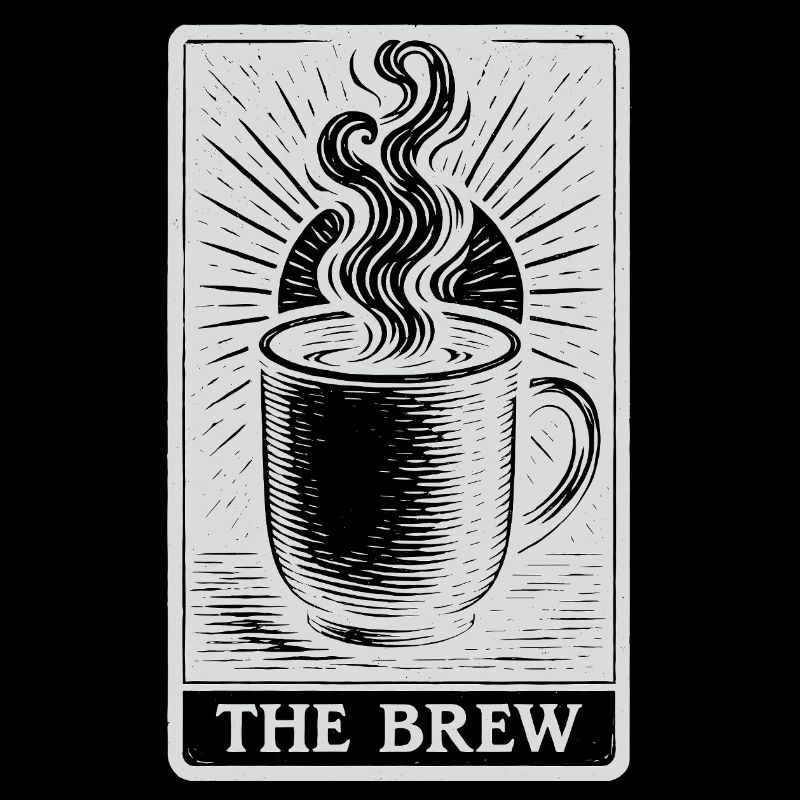 La carte de tarot Brew – Art de la divination du café