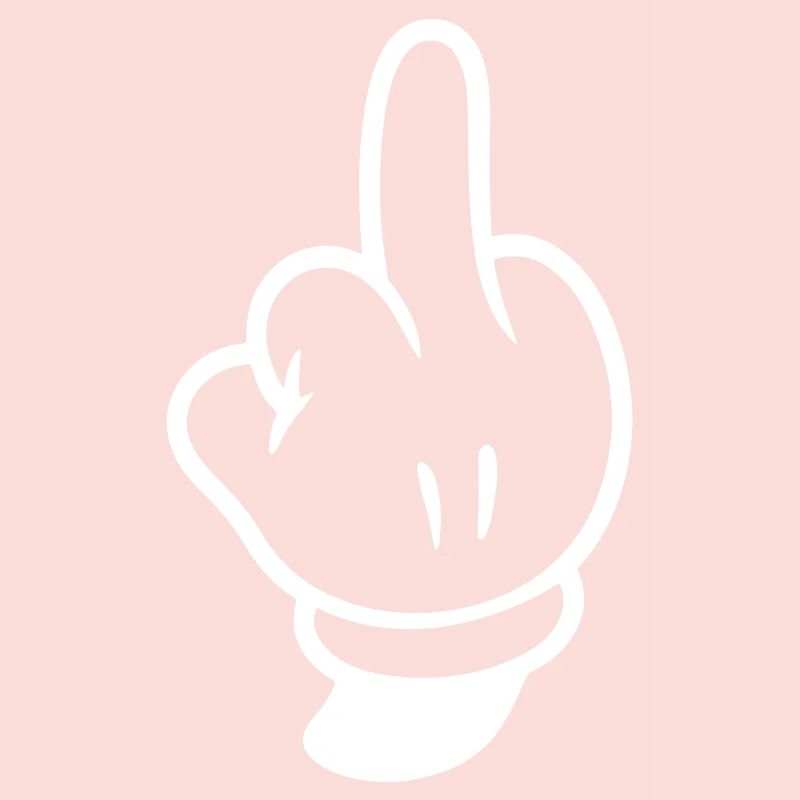 Mittelfinger Hand Comic