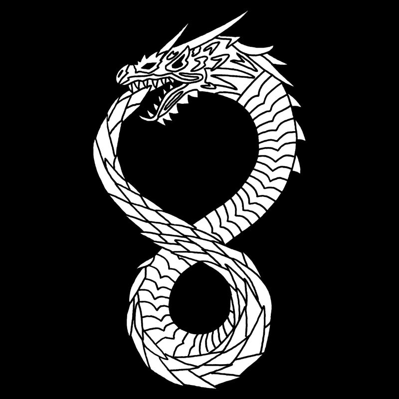 Dragon infini blanc