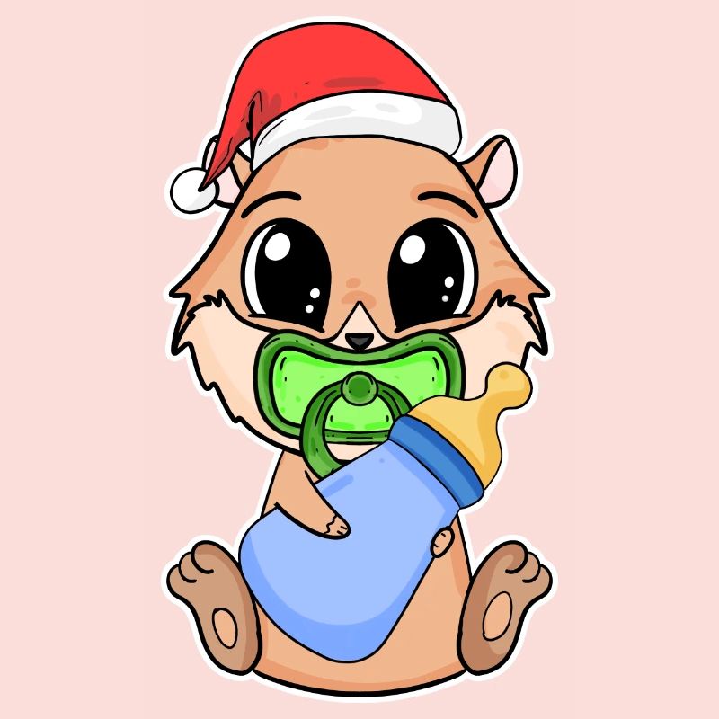 Cochon d’Inde Bébé Cochon d’Inde de Noël