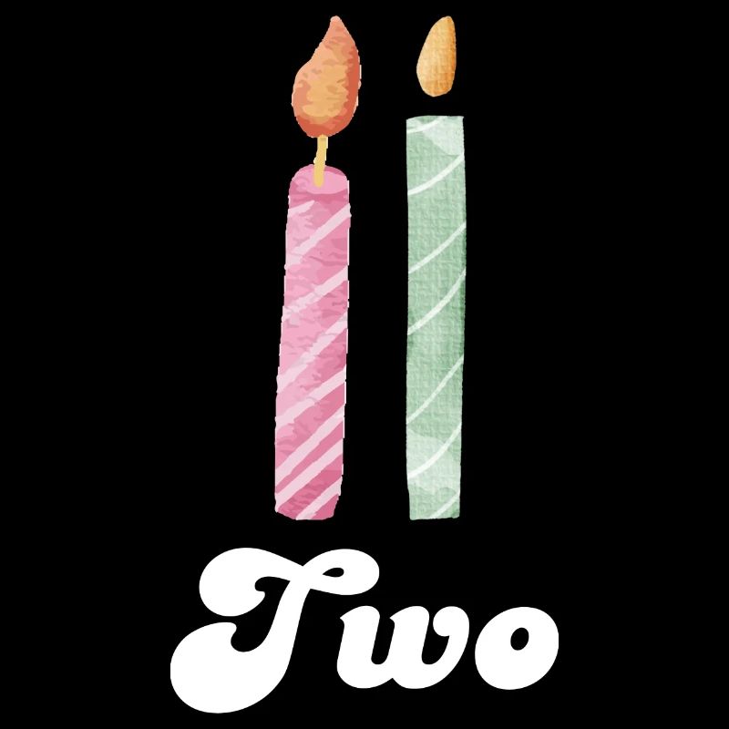2e anniversaire bougie