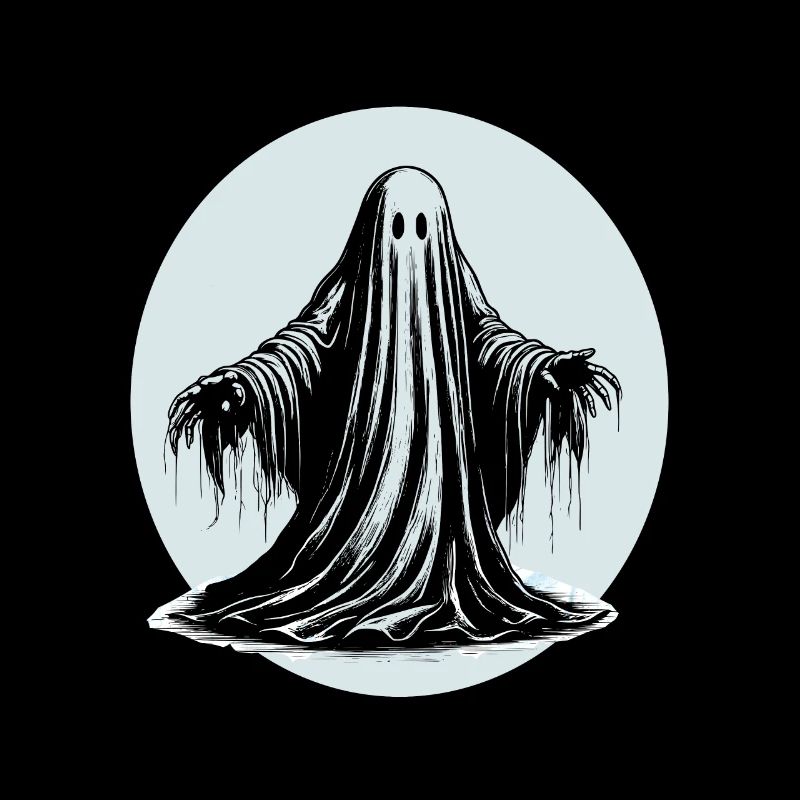 Conception graphique fantôme cool