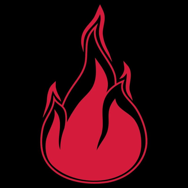 flame fire hot burn burn warm clipart