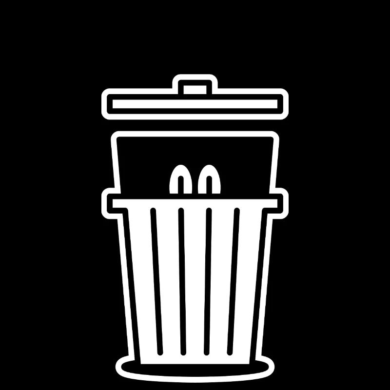Thug Hiding In A Trash Can