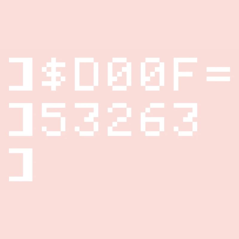DOOF 8-Bit Code Nerd Pixel Terminal Retro