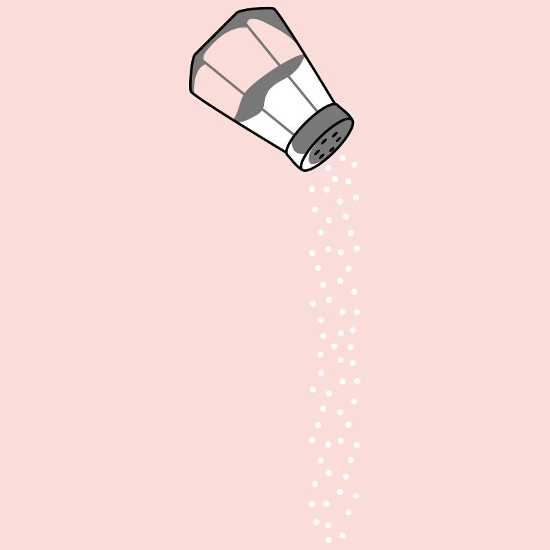 Falling salt design