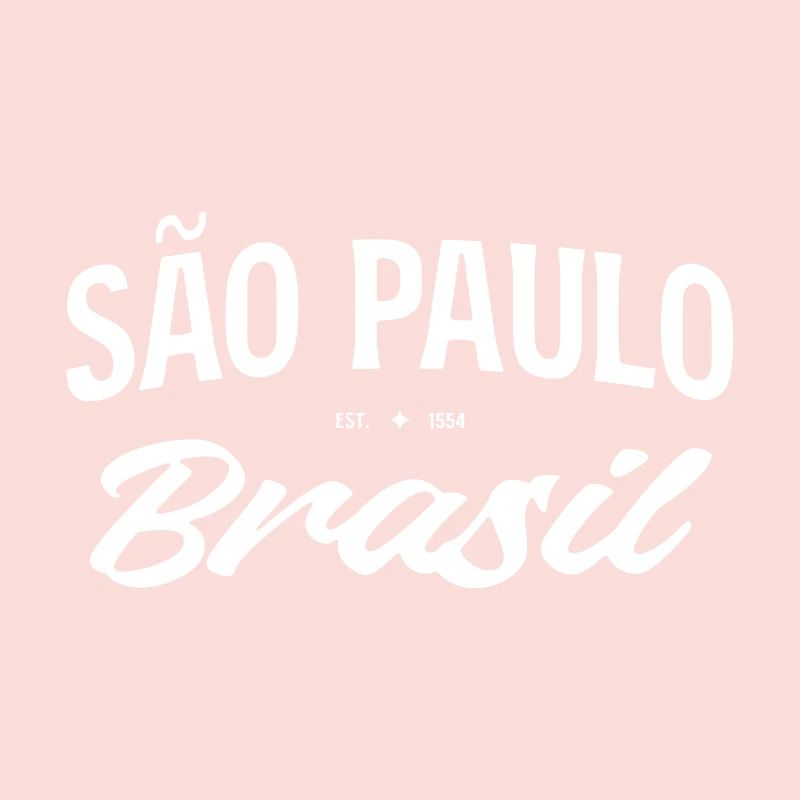 Script rétro de São Paulo Brasil