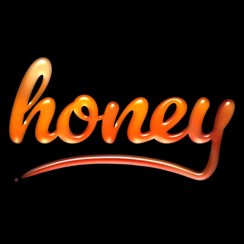 Honey Text Art