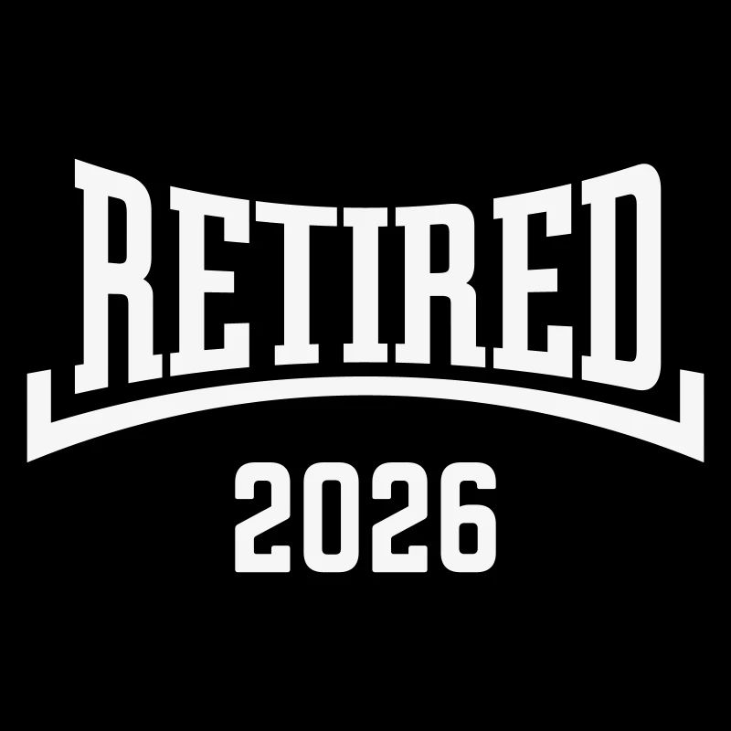 Retraité 2026 (Retraitée / Concave / Blanche)