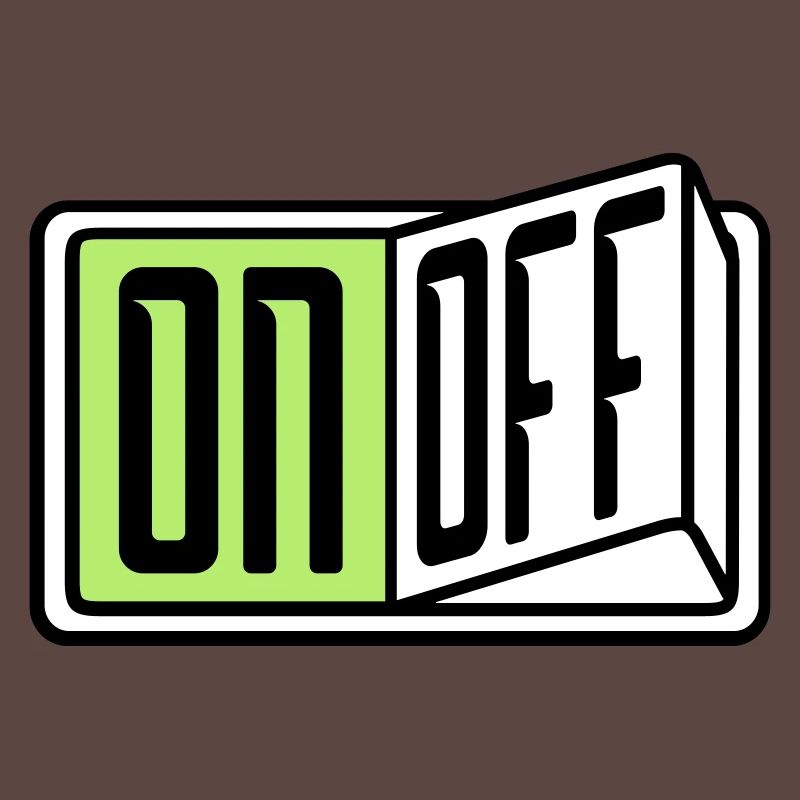 on off schalter taste button einschalten ausschalt