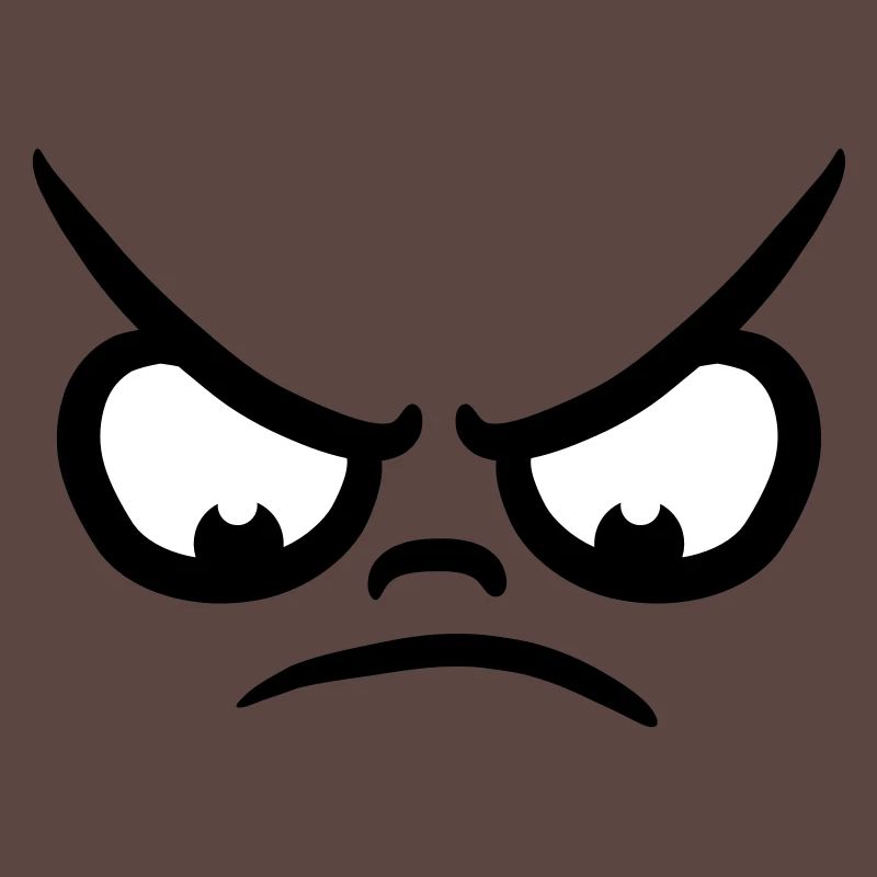 Angry Comic Face