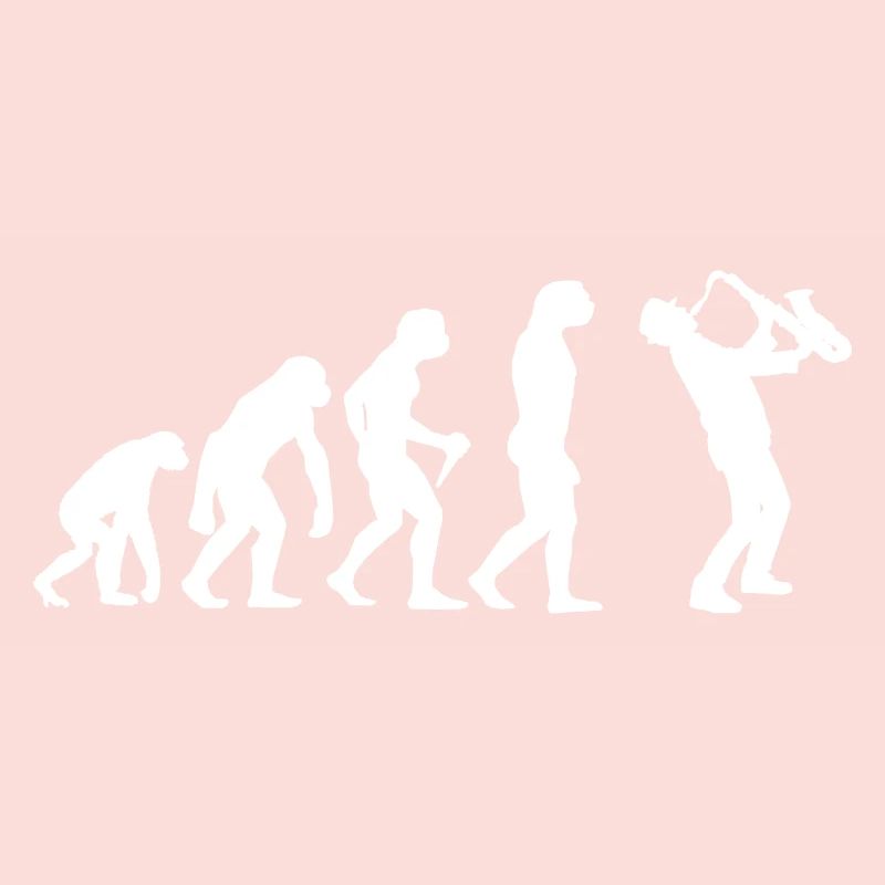 Evolution Saxophone Sax Men Boys Saxophonist