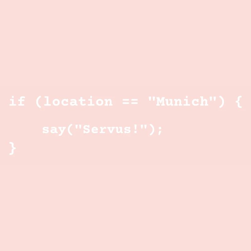 Programmateur drôle de Munich Servus, Bavière