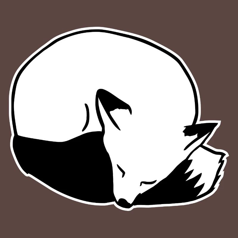 Fuchs schlafend: Niedlich, Kawaii & Comic Stil
