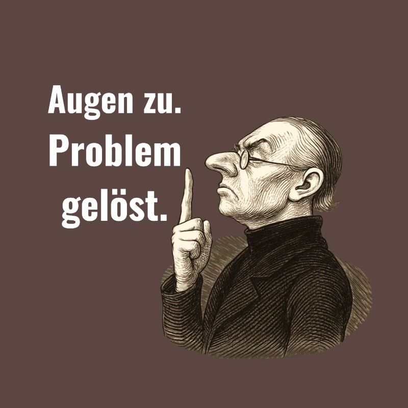 Close your eyes – problem solved.