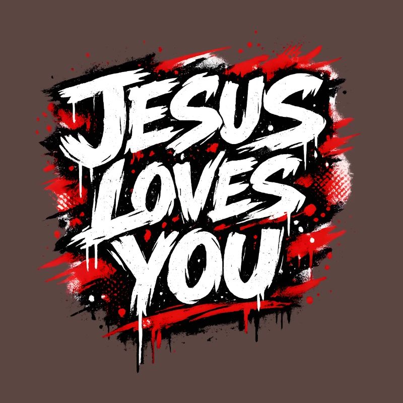 Déclaration de graffiti Jésus t’aime