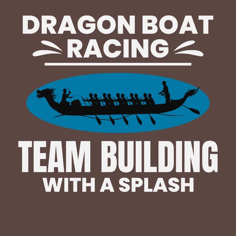 Synchronisiertes Paddelteam Drachenboot