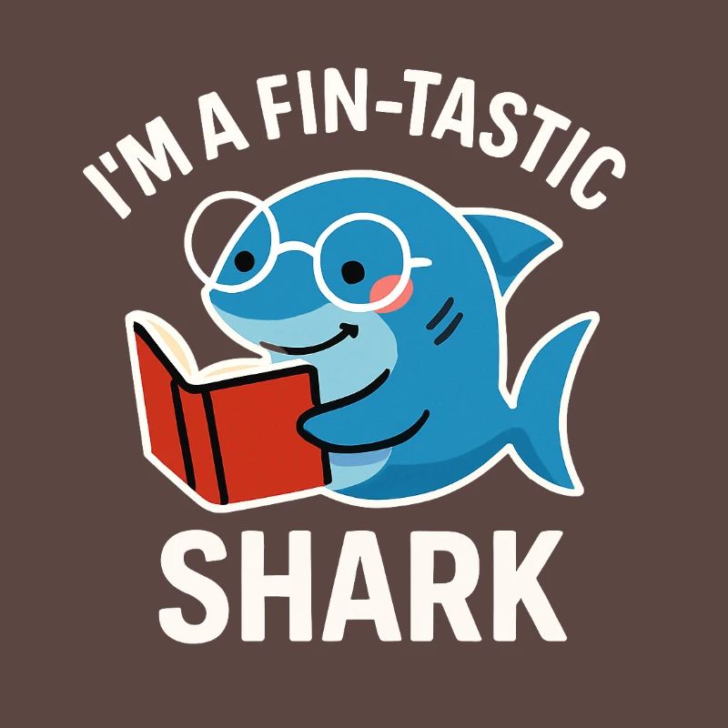 Fin-Tastic Shark liest Buch