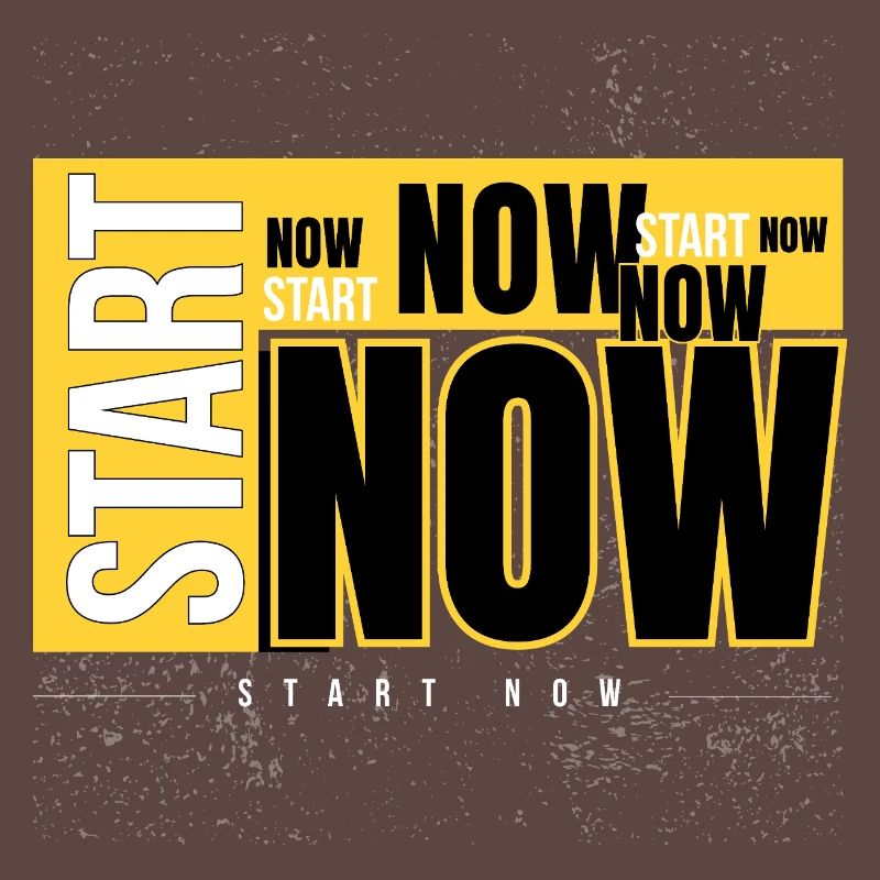 Start Now Bold Typography