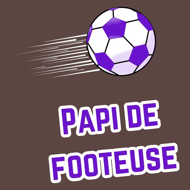 Tee-Shirt Papi Supporter footeuse