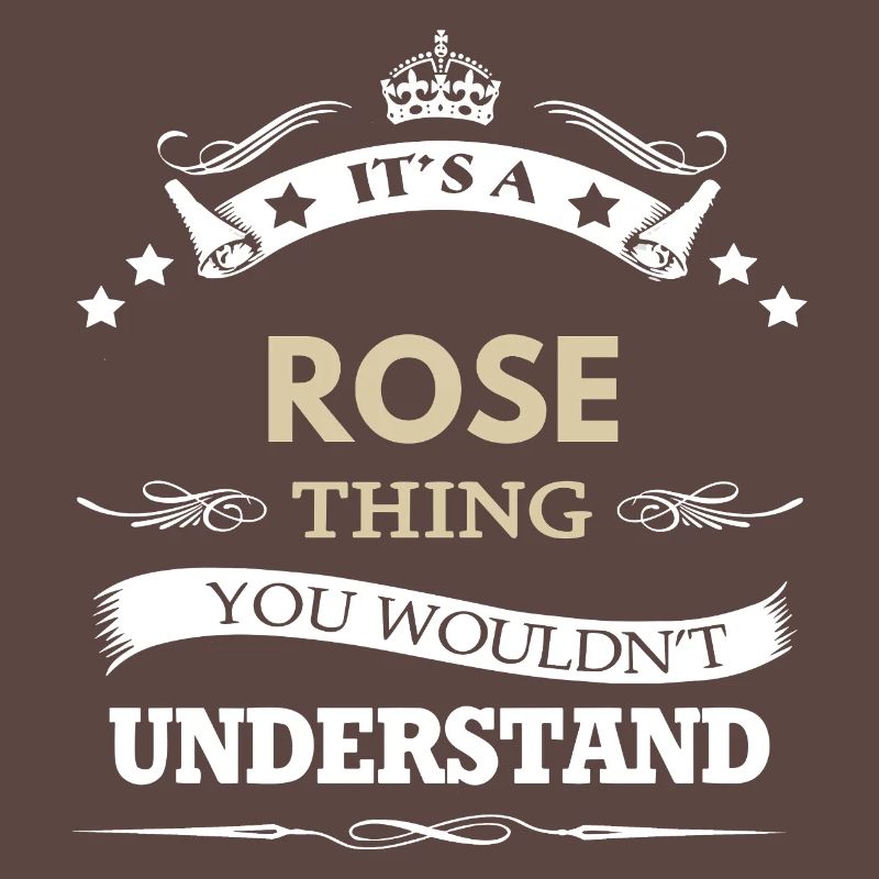 Es ist ein Rose Thing Custom Name Geschenk