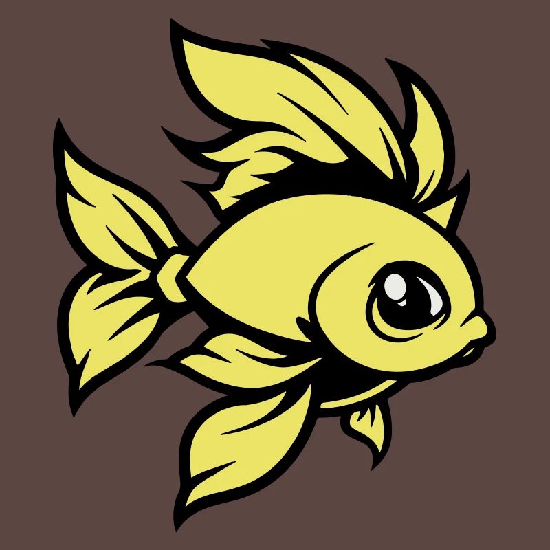 Goldfish Fish Comic Animal