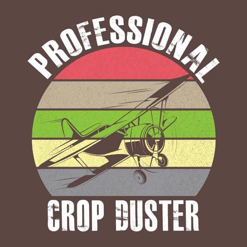 Crop Dusting in Progress Crop Dusting Duster Plane