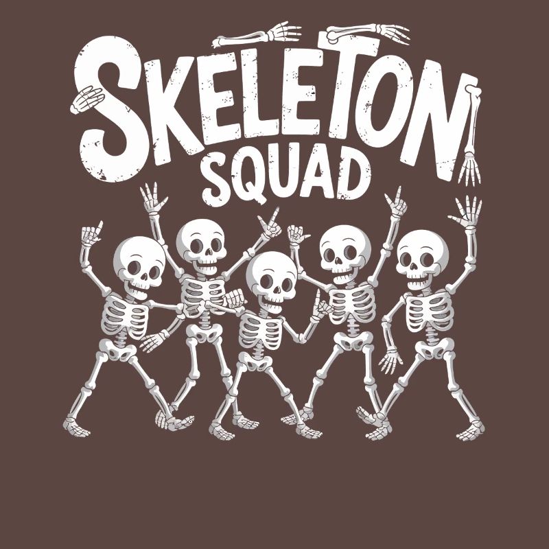 Fête de danse de l’escouade Skeleton