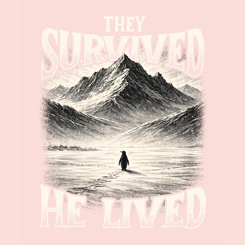 They Survived He Lived Penguin Meme Existential