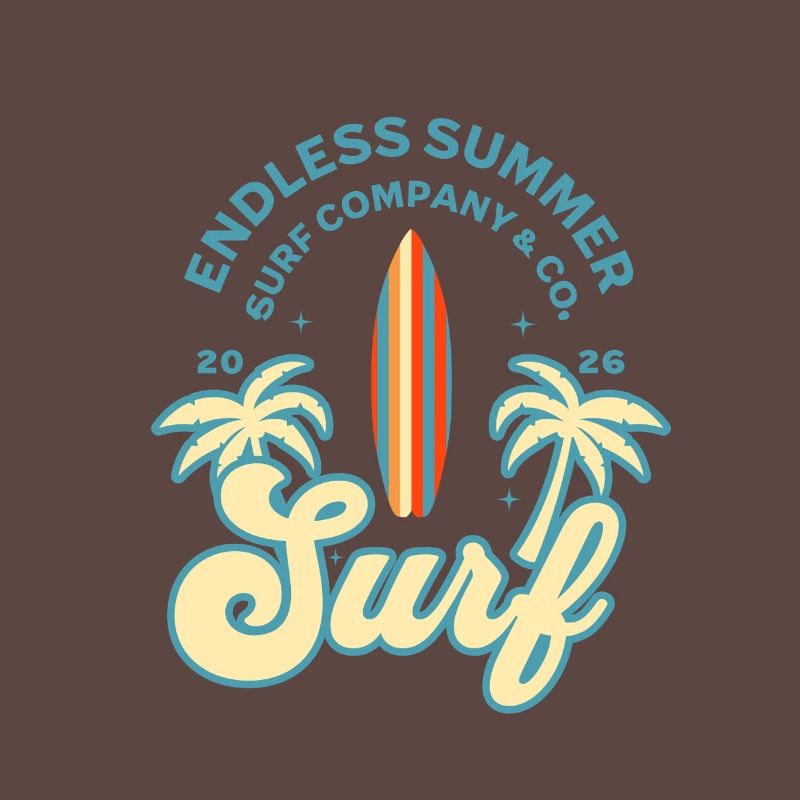 Surf Palm Tree