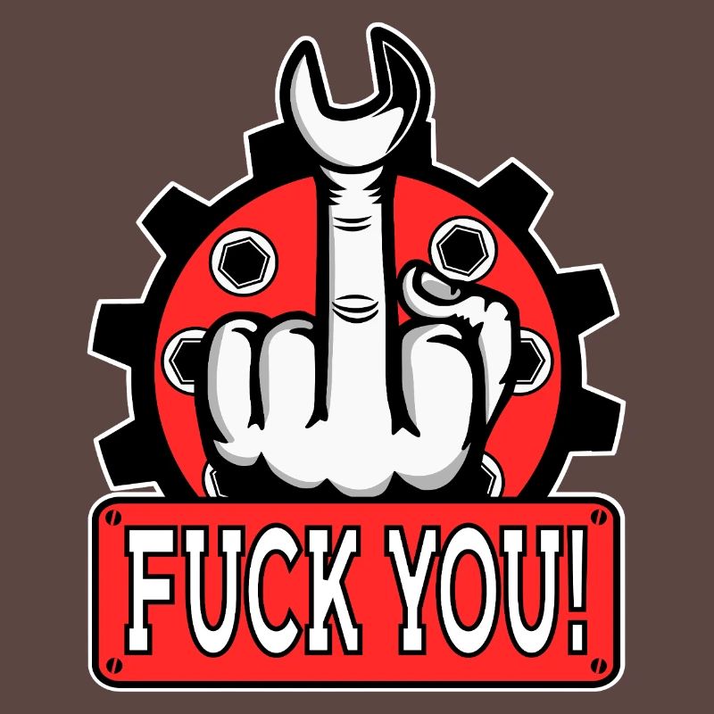 Provokantes Mittelfinger Statement