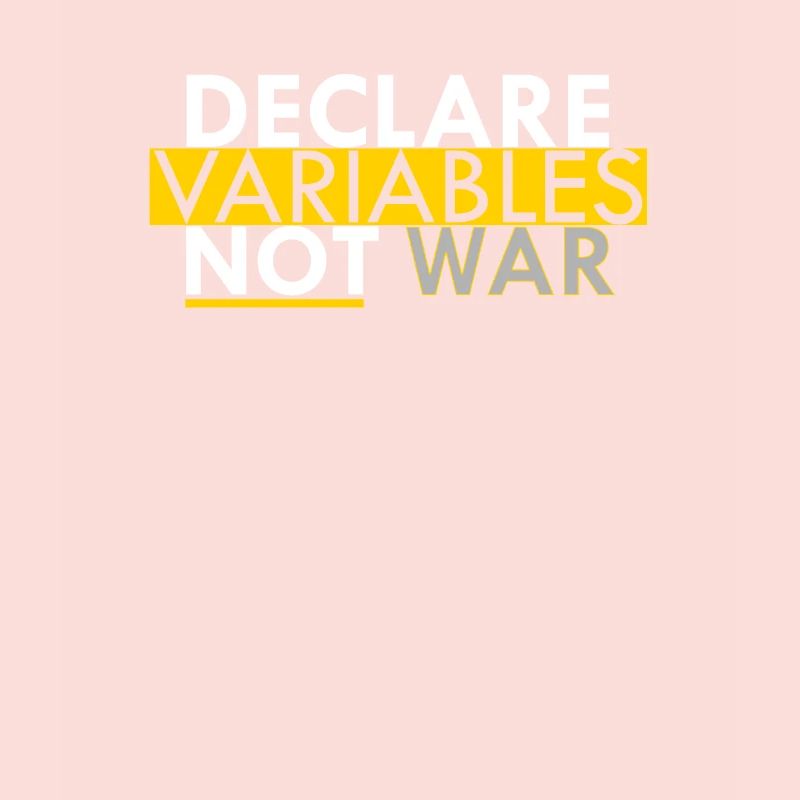Déclarez les variables non le cadeau de programmeur de guerre