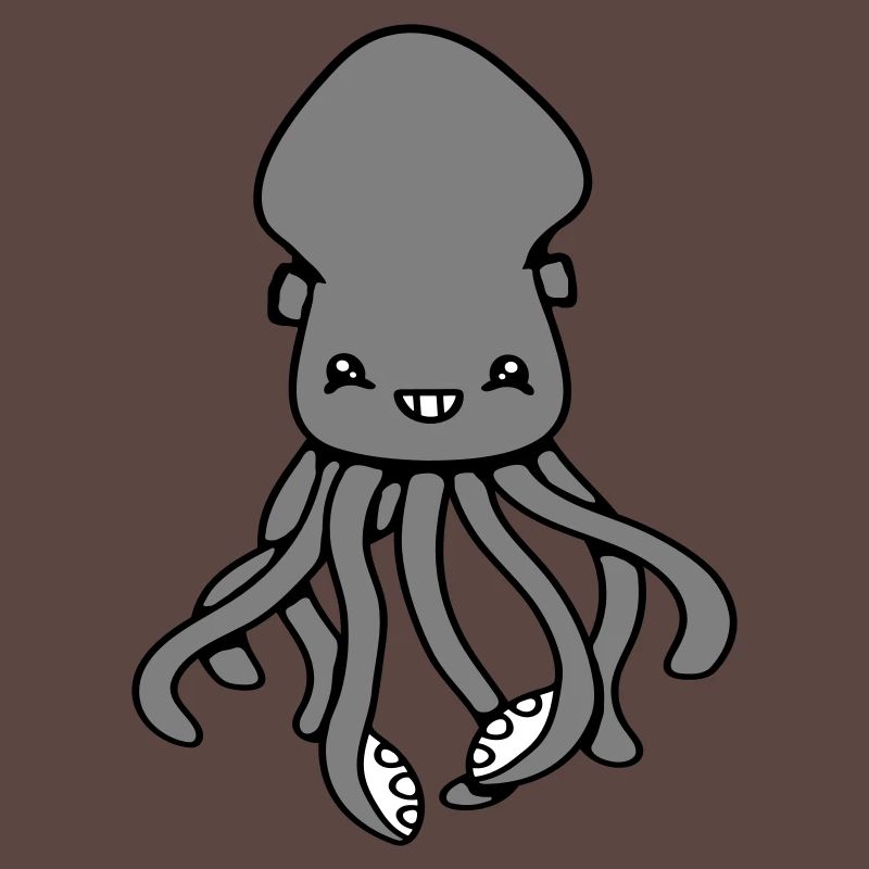 Octopus Octopus Octopus Squid Cute Giant Squid Funny